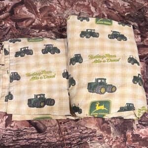 John Deere Green and Yellow Tractor Bedding Sheets